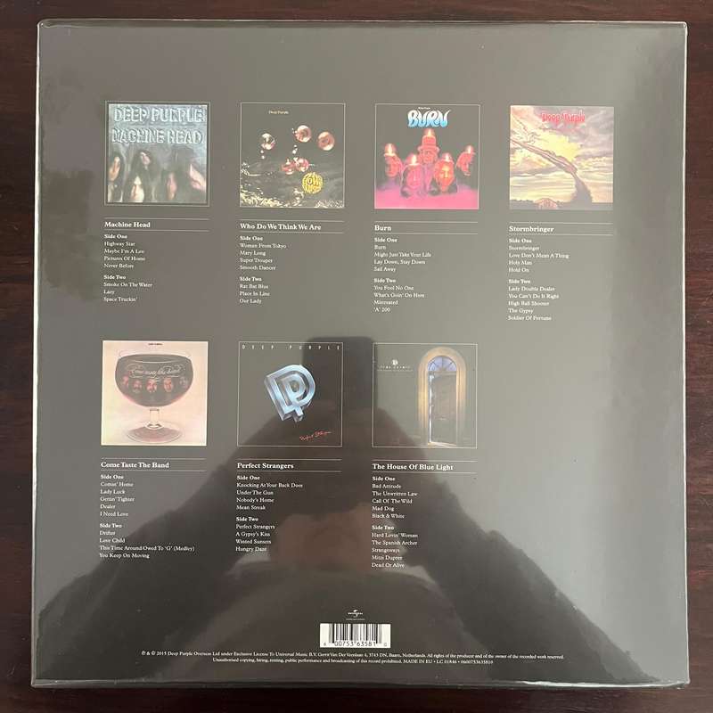 Deep Purple - The Vinyl Collection Boxset 7LP EU Press Rare OOP New and Sealed
