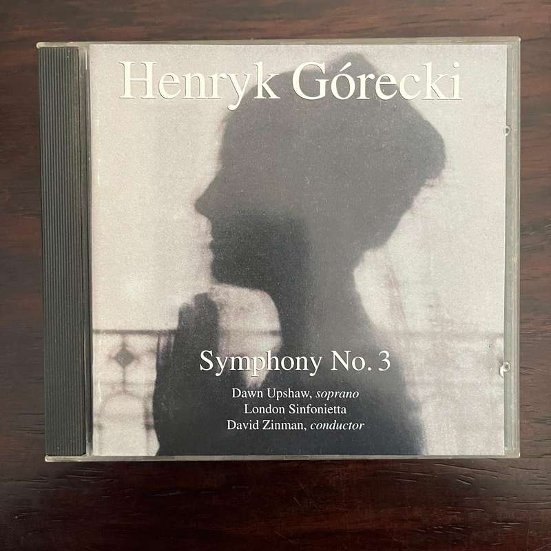 Gorecki - Symphony No. 3 CD Nonesuch Records Elektra Import