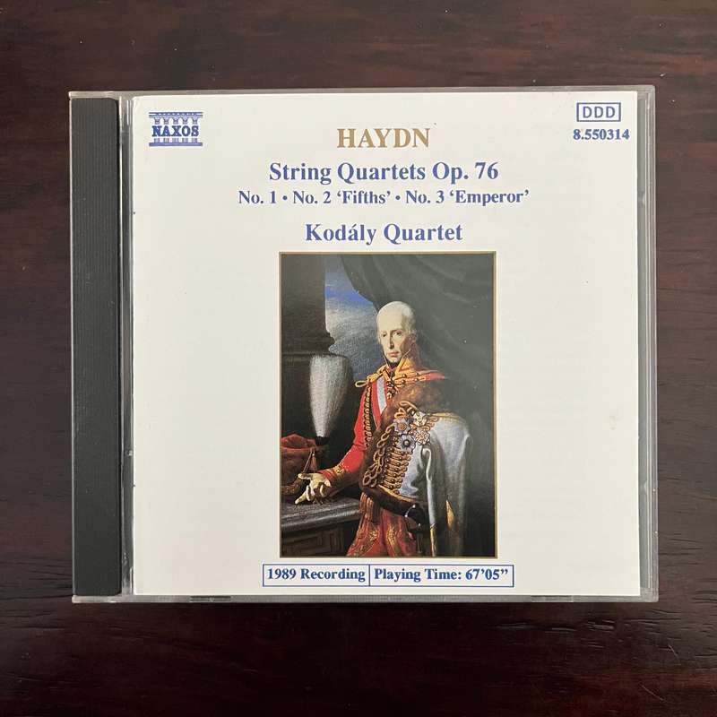Haydn - String Quartets Op. 76, Nos. 1-3 CD Naxos Import