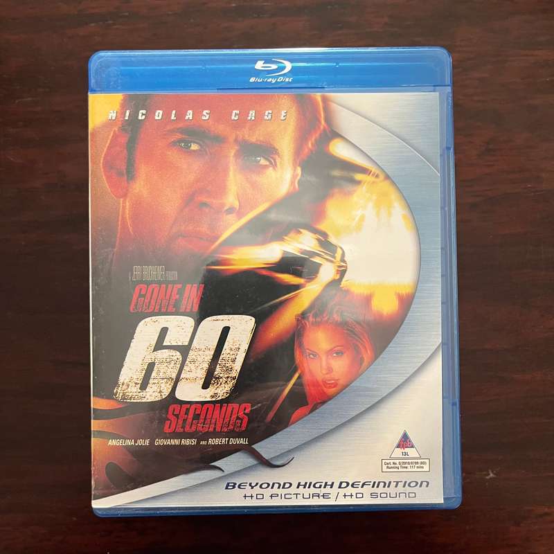 Gone In 60 Seconds Blu Ray South African Press Nicolas Cage Angelina Jolie