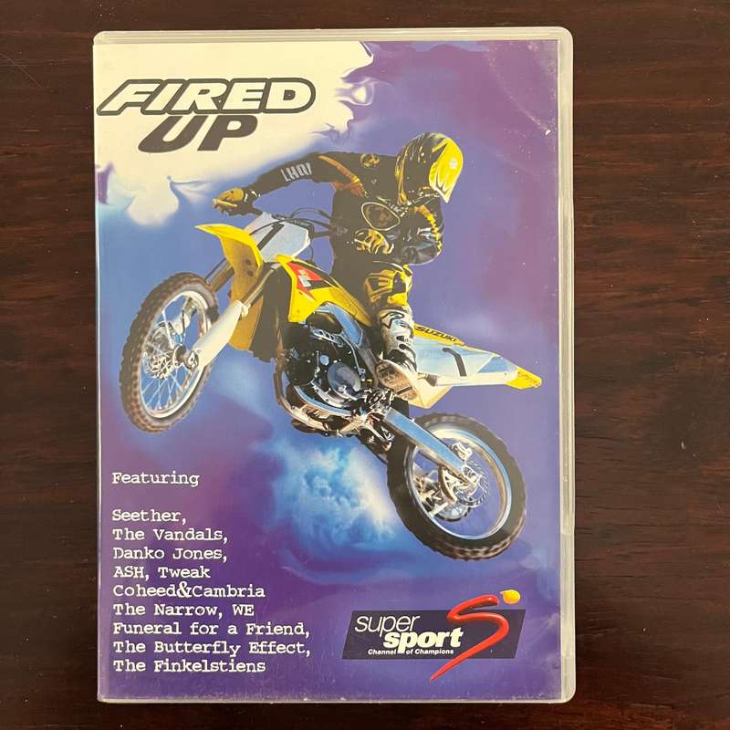 Fired Up DVD South African Compilation Promo Seether The Narrow Tweak The Finkelstiens