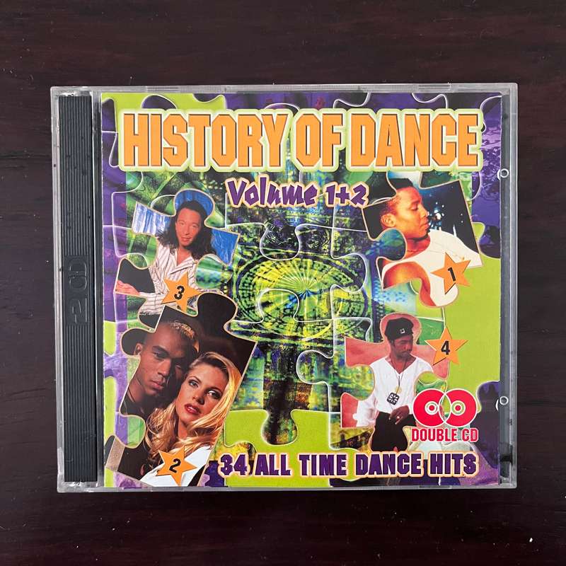 History Of Dance Vol 1 and 2 2CD Compilation Haddaway Rozalla KLF Shamen
