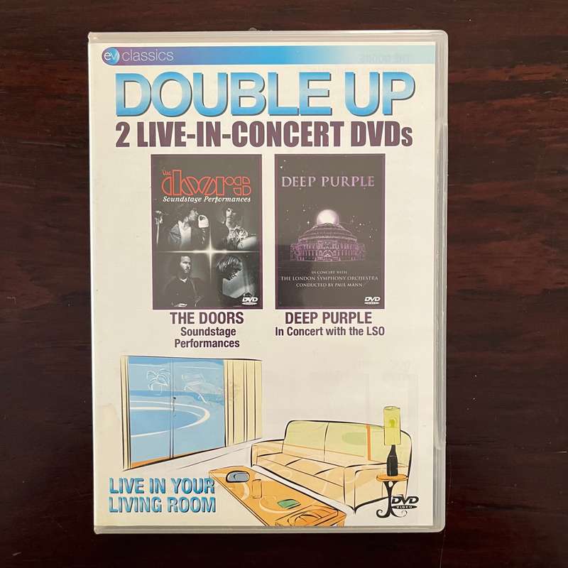 The Doors / Deep Purple Double Up 2 Live Concerts 2DVD Set South African Press
