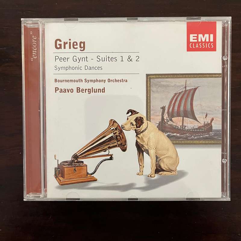 Grieg / Bournemouth Symphony Orchestra, Paavo Berglund  Peer Gynt Suites 1 & 2 EMI Classics