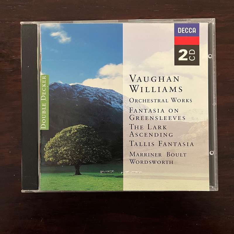 Vaughan Williams  Marriner - Greensleeves 2CD Decca UK Press