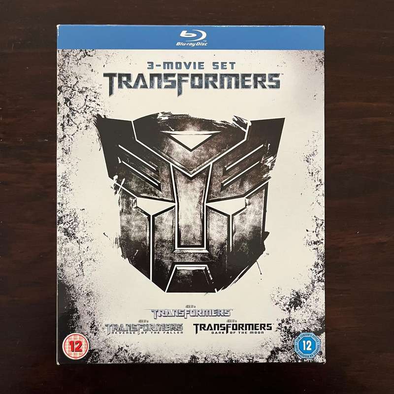Transformers Blu Ray 3 Movie Set UK Press