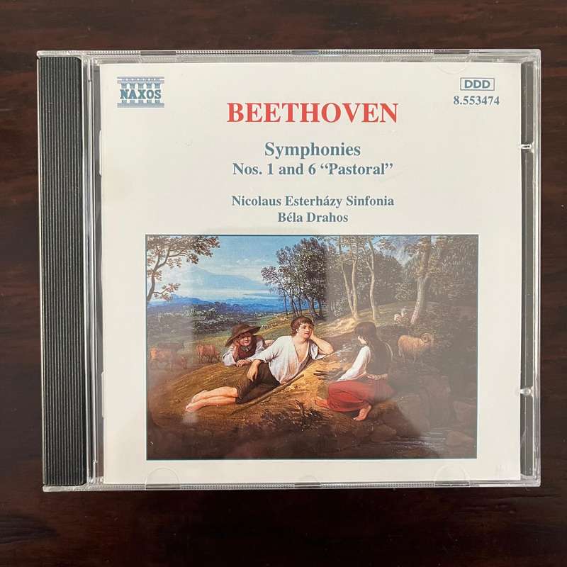 Beethoven - Nicolaus Esterházy Sinfonia, Béla Drahos  Symphonies Nos. 1 And 6 CD Naxos