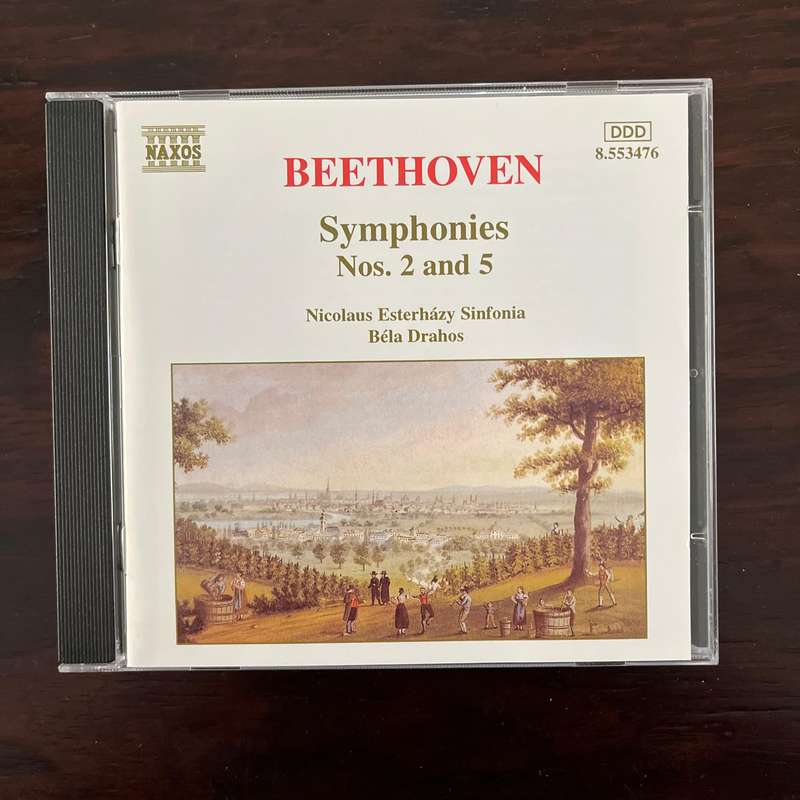 Beethoven / Nicolaus Esterházy Sinfonia / Béla Drahos  Symphonies Nos. 2 And 5 CD Naxos