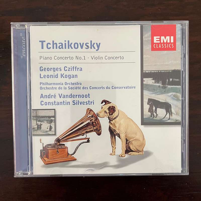 Tchaikovsky - Piano Concerto No. 1 - Violin Concerto CD Import EMI Classics