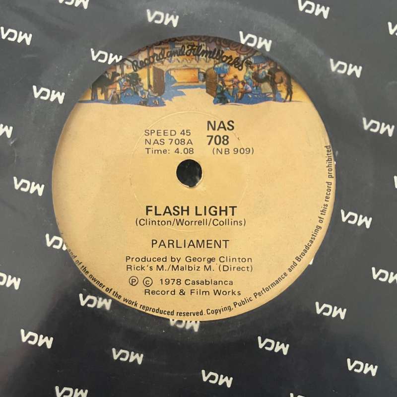 Parliament - Flash Light Vinyl 7 Inch Rare South African Press P.Funk