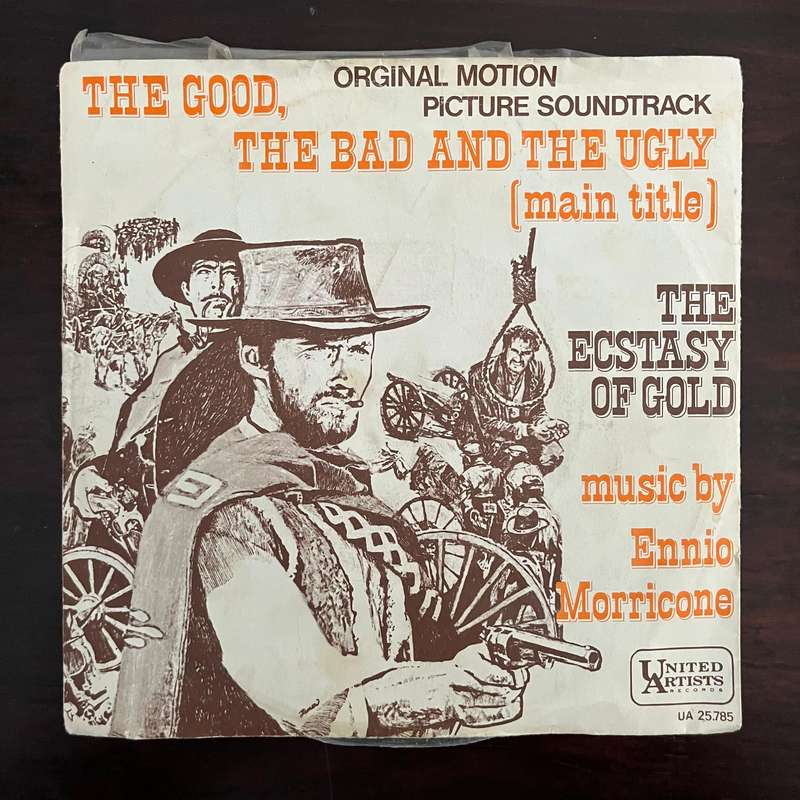 Ennio Morricone  The Good, The Bad And The Ugly / The Ecstasy Of Gold Vinyl 7 Inch Single Dutch