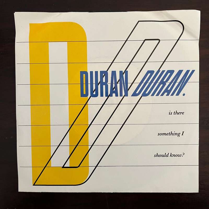 Duran Duran  Is There Something I Should Know? Vinyl 7 Inch Single South African Press