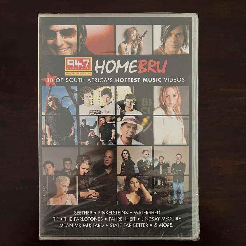 Homebru 94.7 DVD South African Compilation New and Sealed