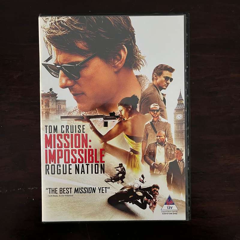 Mission : Impossible - Rogue Nation DVD Tom Cruise South African Press