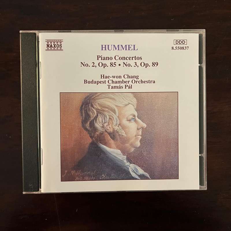 Hummel - Piano Concertos No. 2, Op. 85  No. 3, Op. 89 CD Naxos