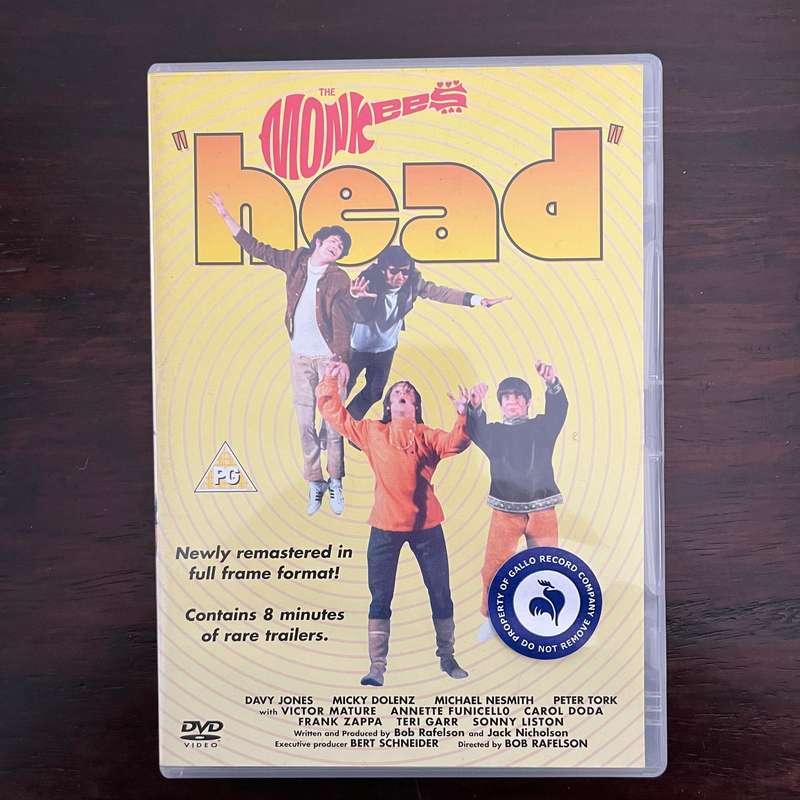 The Monkees - "head" DVD UK Press Beat Mod