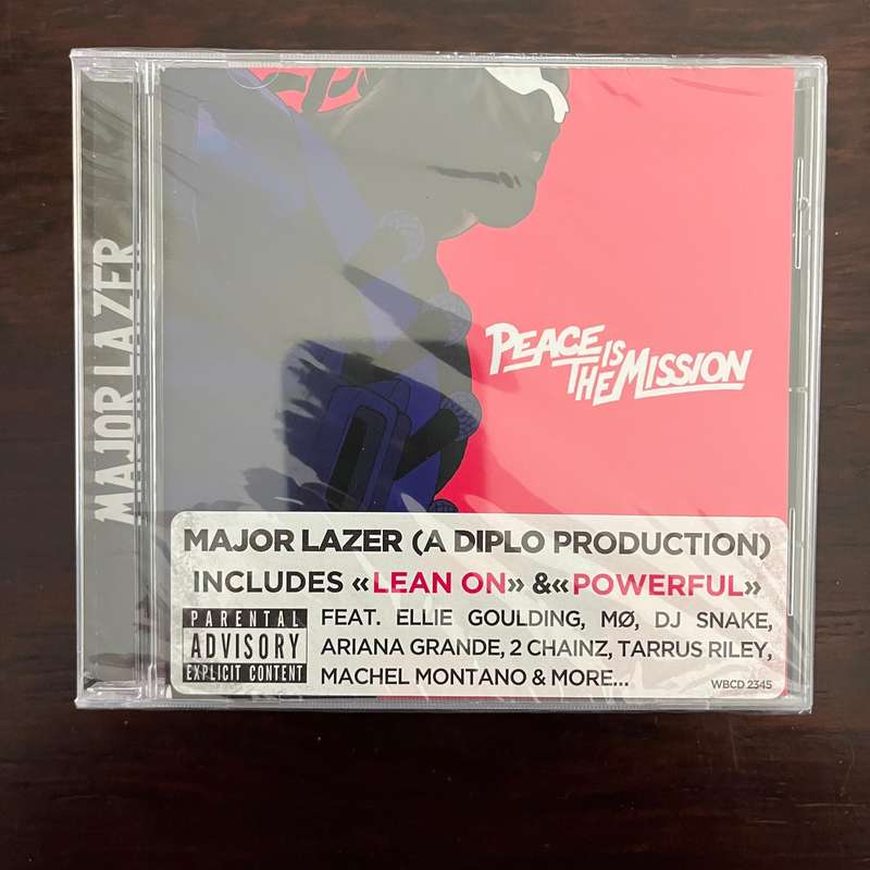 Major Lazer - Peace Is The Mission CD Hip Hop Reggae South African Press New and Sealed