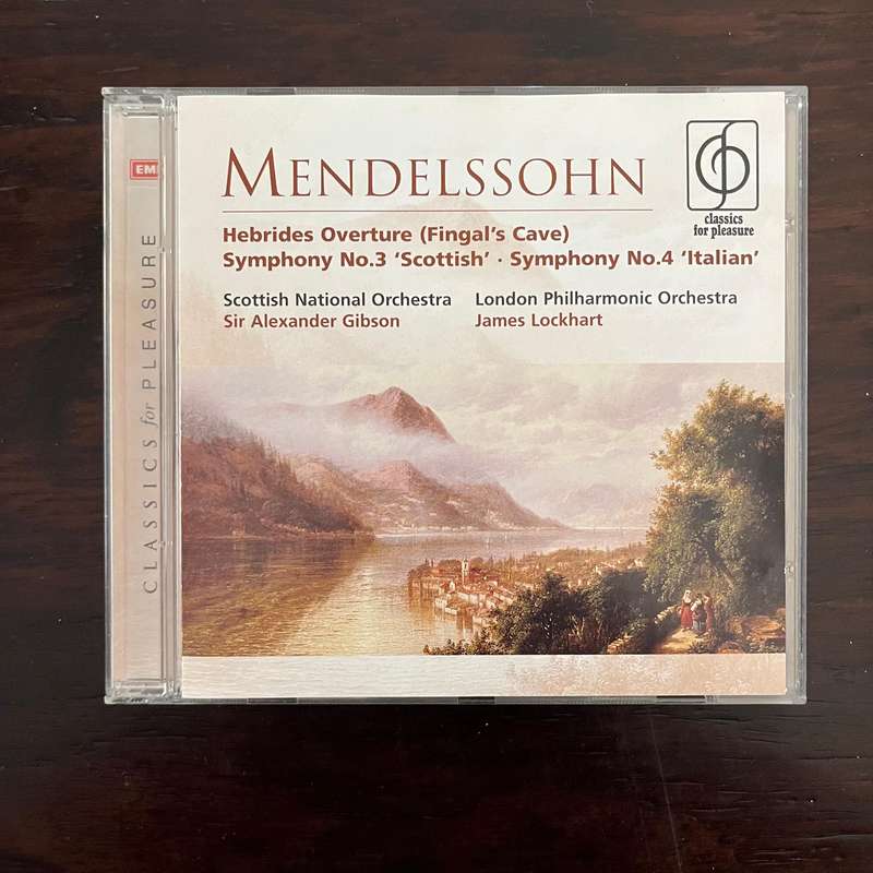 Mendelssohn - Symphony No. 3 'Scottish' / Symphony No. 4 'Italian' CD EMI Import