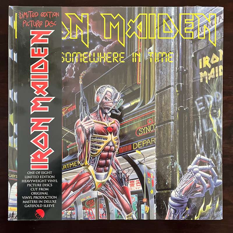 Iron Maiden - Somewhere In Time Vinyl LP Limited Picture Disc 2013 Press New Sealed