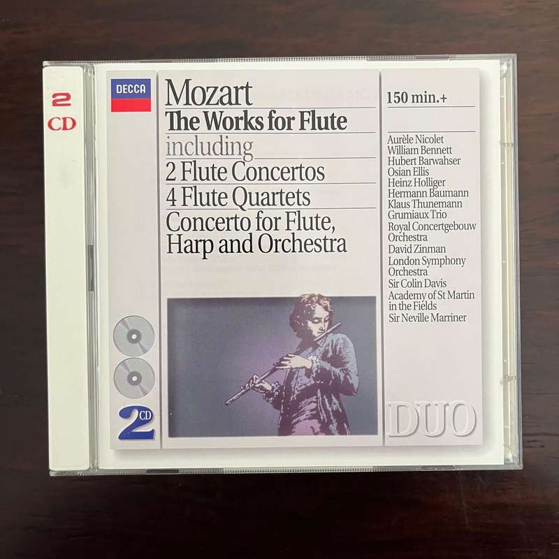 Mozart - The Works For Flute 2CD Decca German Press