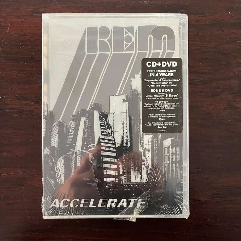 R.E.M. - Accelerate CD DVD US Press New and Sealed Region Free