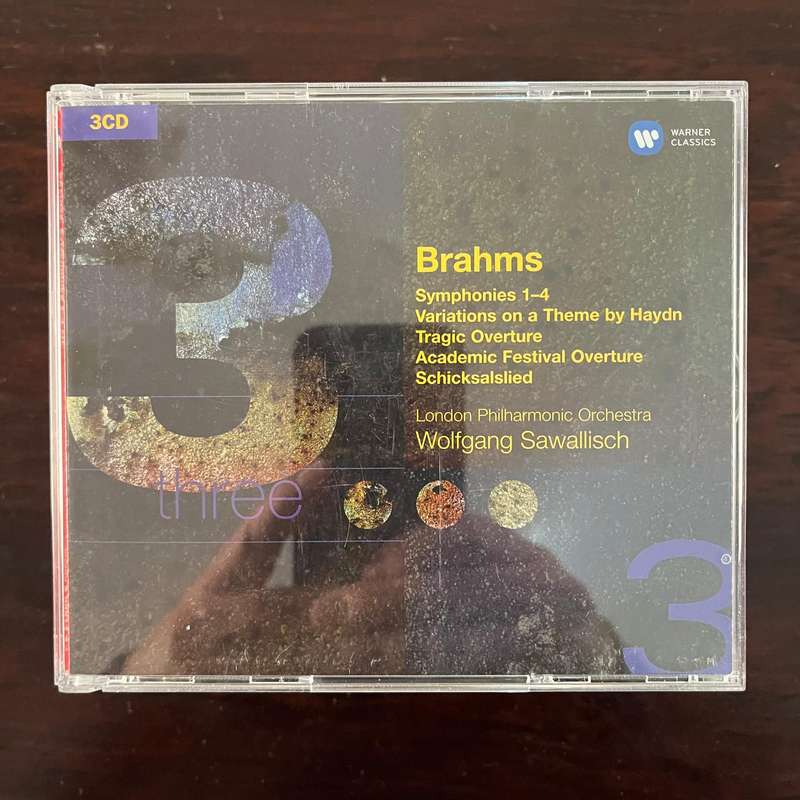 Brahms, Sawallisch, London Philharmonic Orchestra  Brahms: Symphonies 1-4 Etc. 3CD Warner Classics