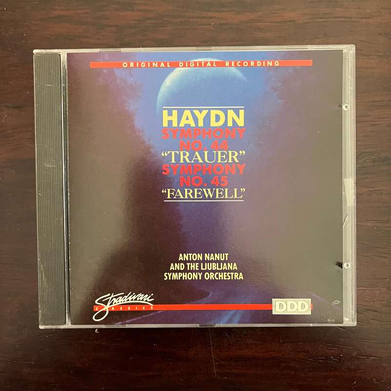 Haydn - Symphonies Nos. 44 & 45 CD UK Press