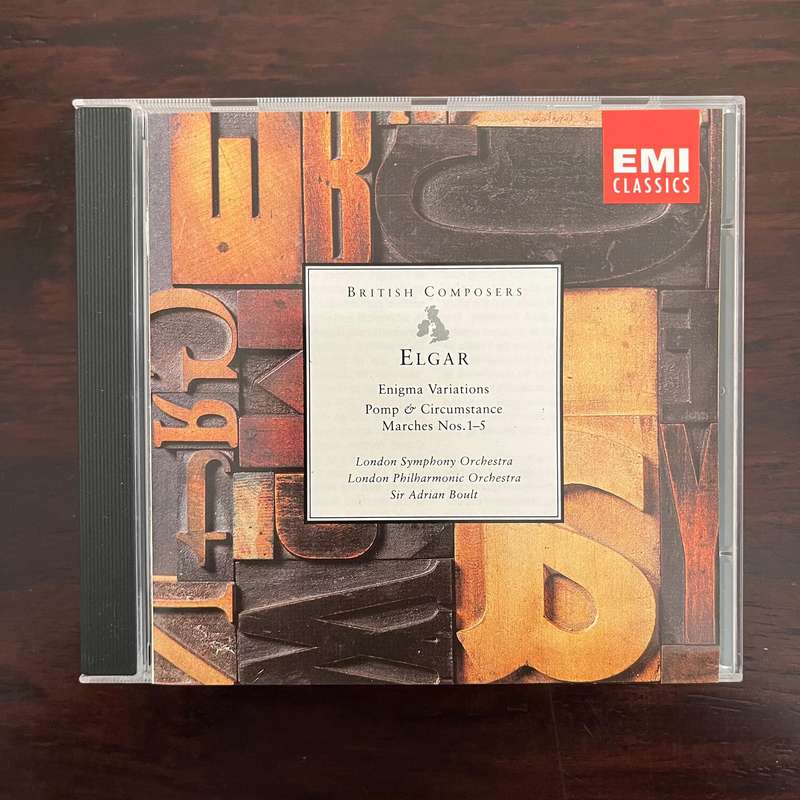 Elgar - Enigma Variations  Pomp & Circumstance CD EMI Classics Import