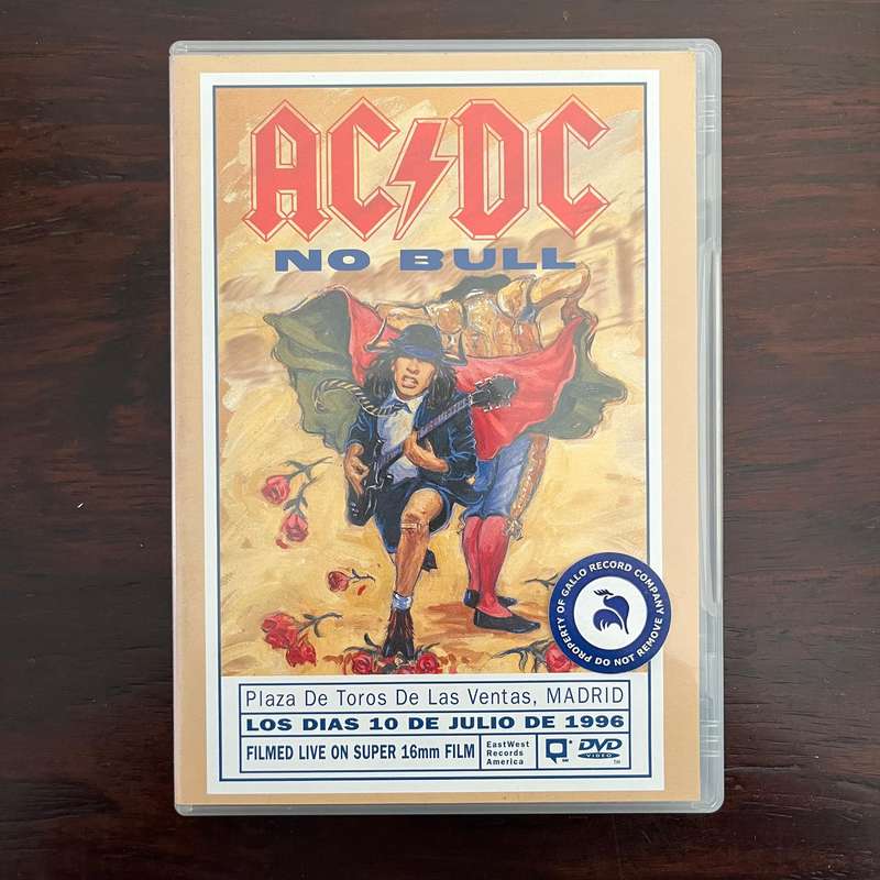 AC/DC - No Bull Live Madrid DVD EU Press