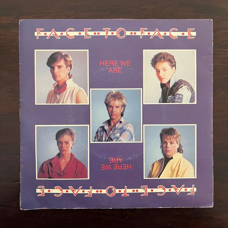 Face To Face - Here We Are Vinyl 7 Inch Single South African New Wave