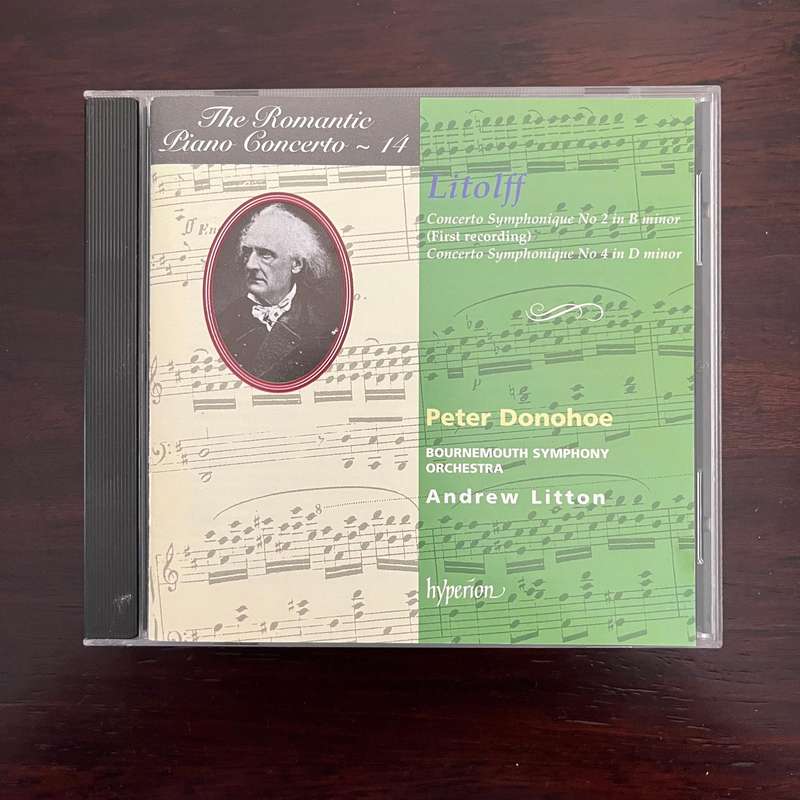 Litolff - Concerto Symphonique No 2 & 4 CD Hyperion Import UK Press