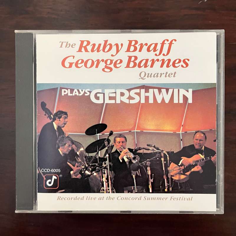 The Ruby Braff / George Barnes Quartet - Plays Gershwin CD Concord Jazz Import