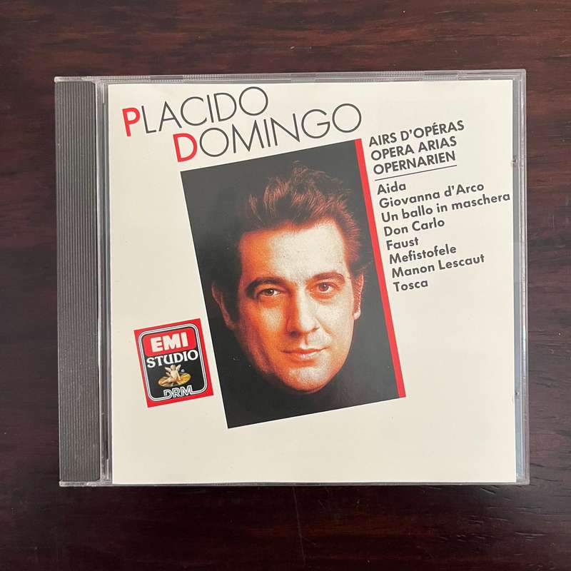 Placido Domingo - Airs D'Opéras  Opera Arias  Opernarien CD EU Press