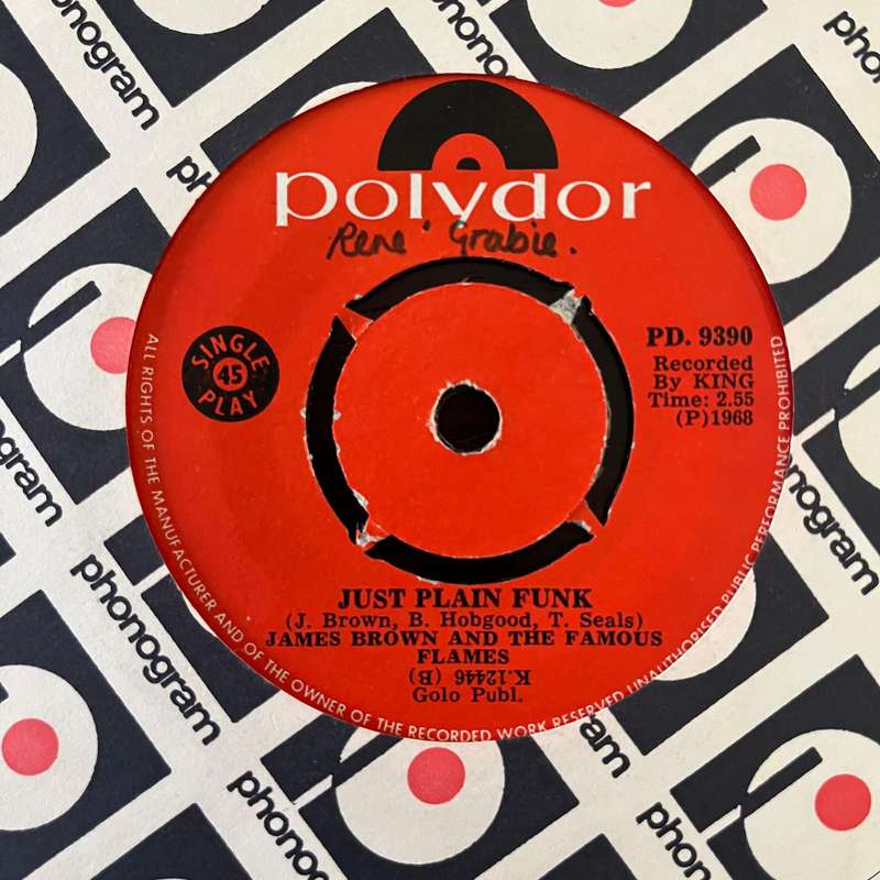 James Brown And The Famous Flames - I Guess I'll Have To Cry, Cry, Cry Vinyl 7 Inch Single SA Press