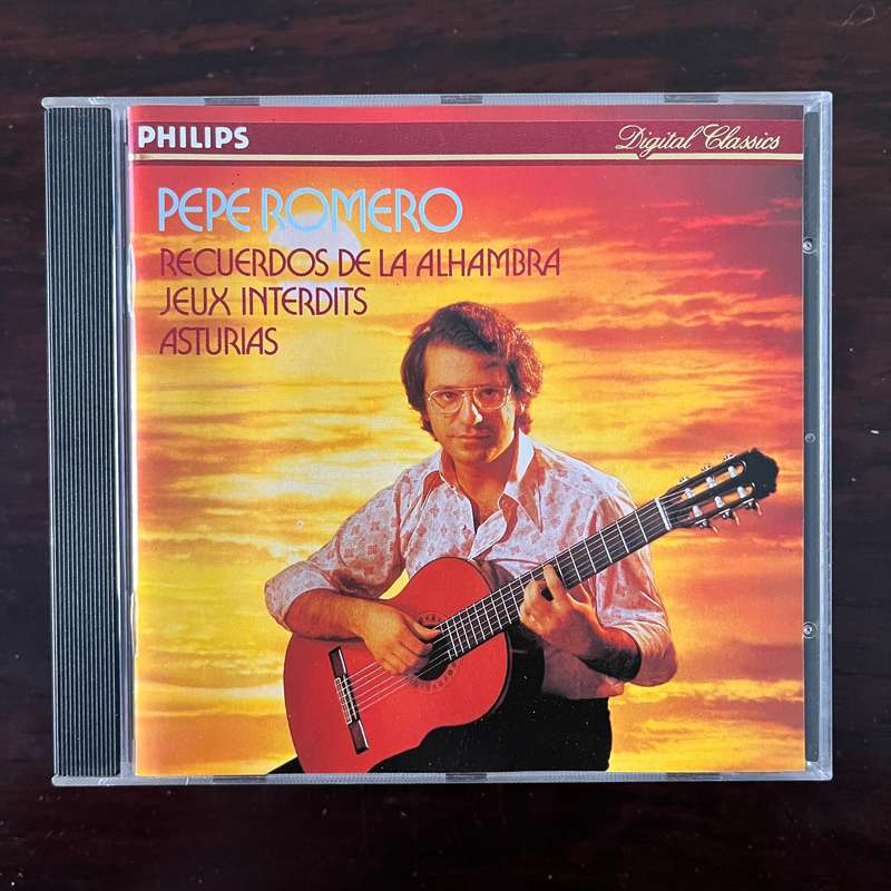 Pepe Romero - Famous Spanish Guitar / VGRecuerdos De La Alhambra CD West German Press Philips