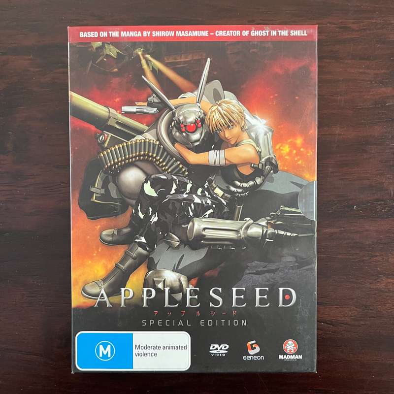 Appleseed Special Edition 2DVD Set Australian Press Manga