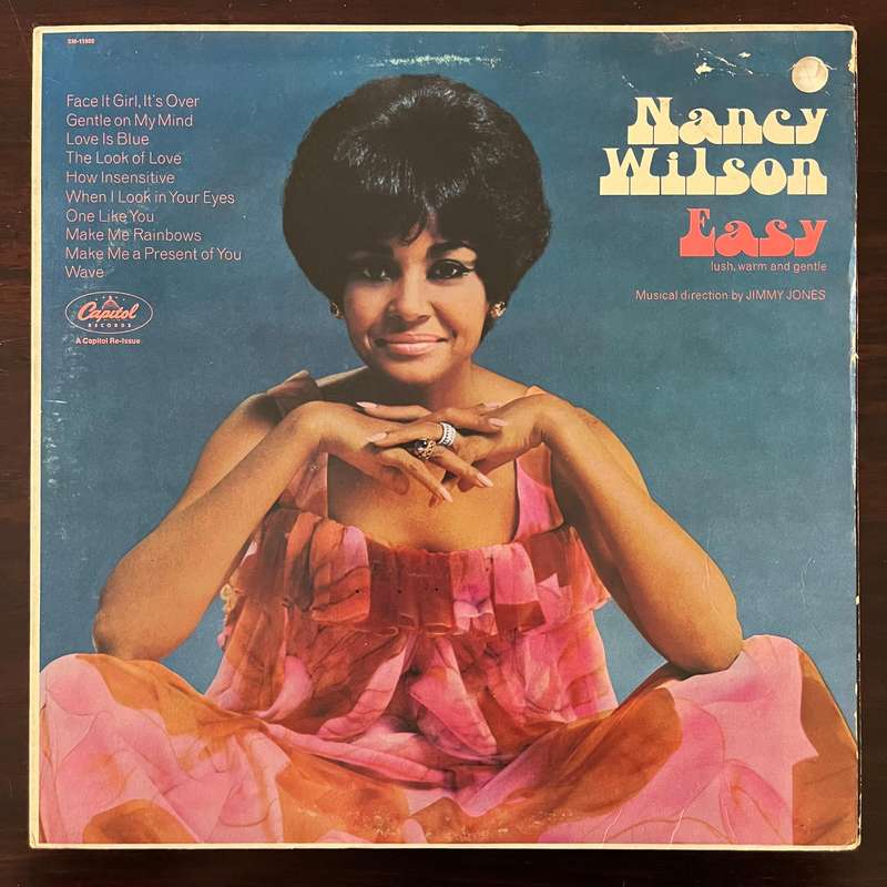 Nancy Wilson - Easy Vinyl LP 1978 US Press