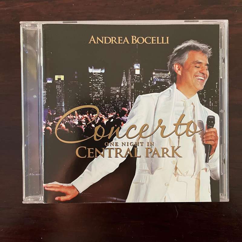Andrea Bocelli - Concerto - One Night In Central Park CD South African Press