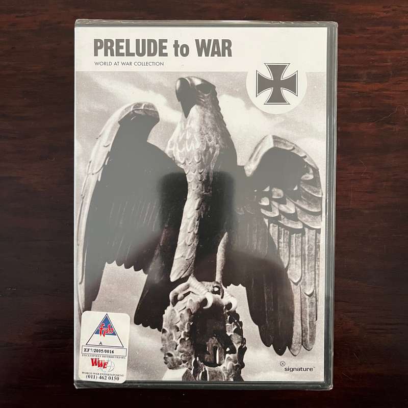 Prelude To War DVD Import WWII Documentary New and Sealed World at War Collection