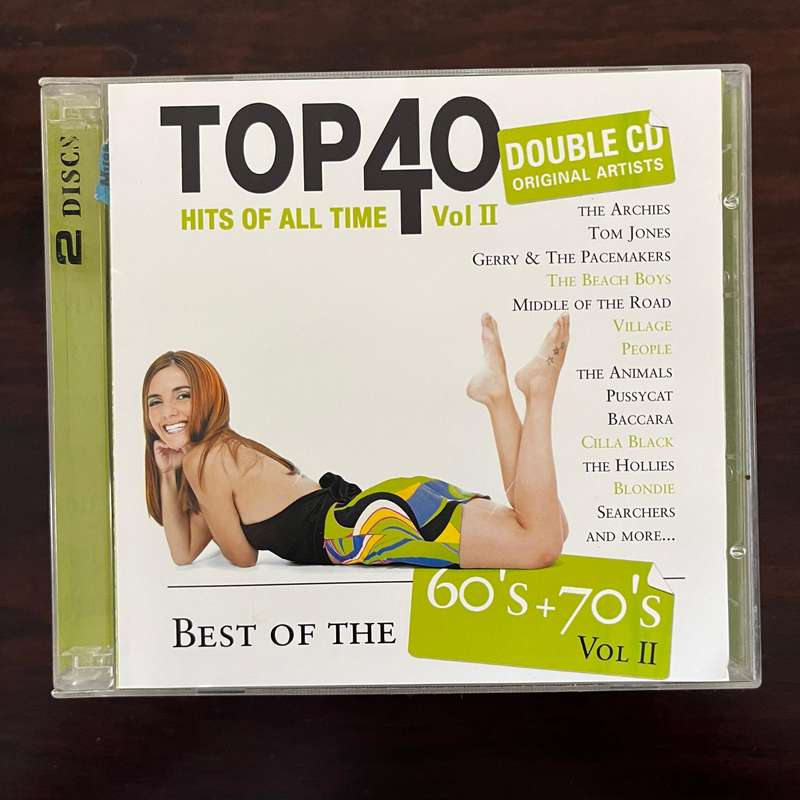 Top 40 Hits Of All Time 60s & 70s Vol. II 2CD Compilation South African Press