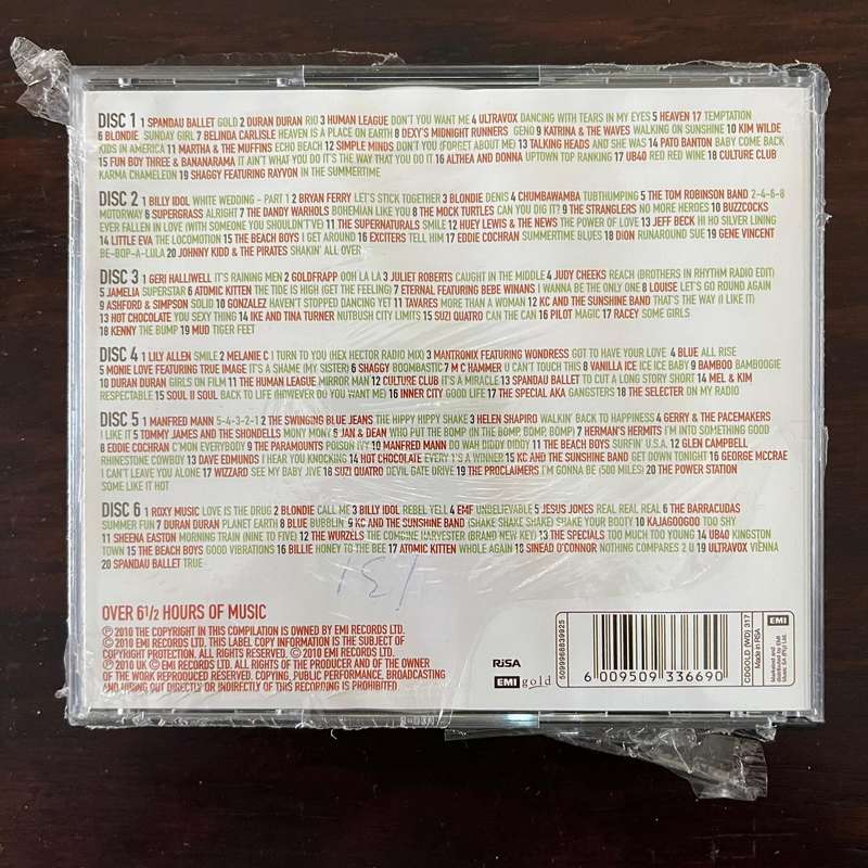 Original Hits - Party 6CD Set Belinda Carlisle Spandau Ballet Blondie New and Sealed