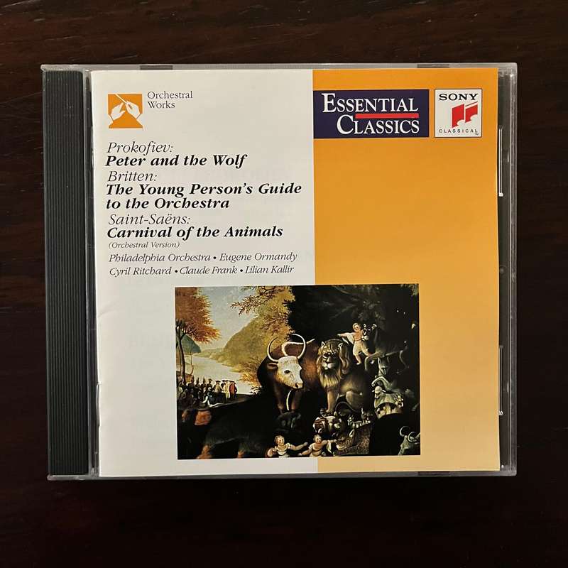 Prokofiev - Philadelphia Orchestra Ormandy Peter and the Wolf CD Sony Import