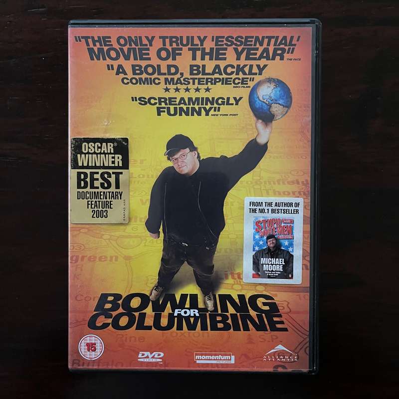 Bowling For Columbine DVD UK Press Michael Moore