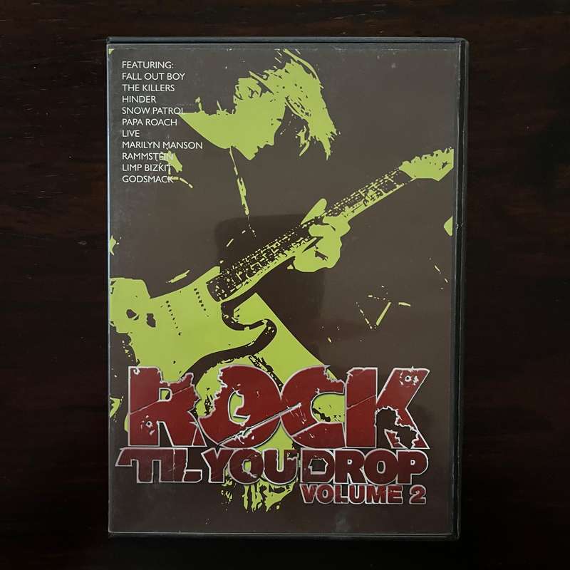 Rock Til You Drop Volume 2 DVD Papa Roach Limp Bizkit