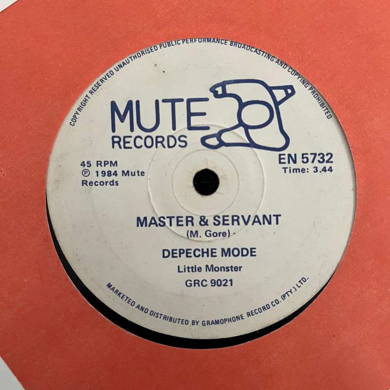 Depeche Mode - Master & Servant Vinyl 7 Inch Single South African Press