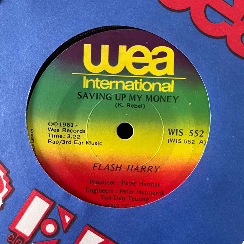 Flash Harry - Saving Up My Money Vinyl 7 Inch Single South African Ska Reggae Pop