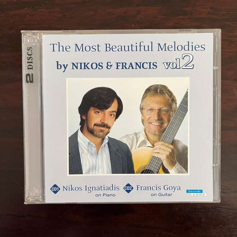 Nikos Ignatiadis & Francis Goya - The Most Beautiful Melodies Vol 2 2CD South African Press