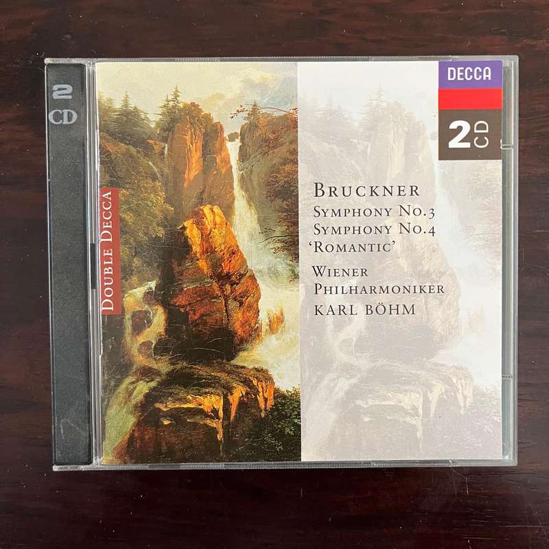 Bruckner - Wiener Philharmoniker, Karl Böhm  Symphony No. 3, Symphony No. 4 'Romantic' 2CD Decca