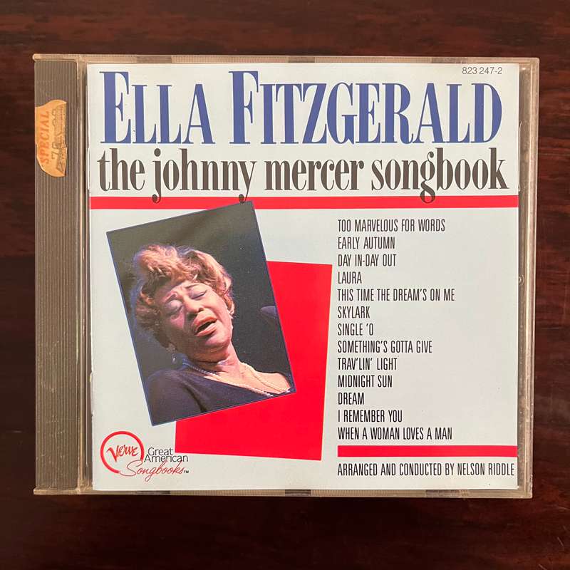 Ella Fitzgerald - The Johnny Mercer Songbook CD German Press Verve