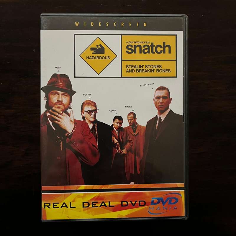 Snatch DVD Import Guy Ritchie Brad Pitt